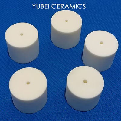Insulation And High Temperature Resistant 99% light yellow Alumina Ceramic Cylindrical Spacer