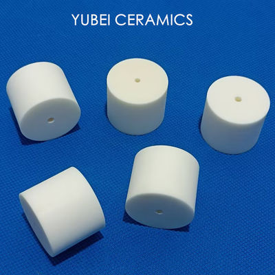 Insulation And High Temperature Resistant 99% light yellow Alumina Ceramic Cylindrical Spacer