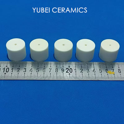 Insulation And High Temperature Resistant 99% light yellow Alumina Ceramic Cylindrical Spacer