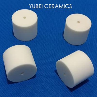 Insulation And High Temperature Resistant 99% light yellow Alumina Ceramic Cylindrical Spacer