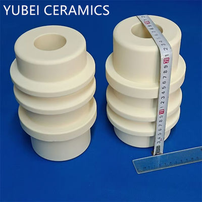 Alumina Ceramic Thread Tube 99% Al2O3 Alumina Tube 1600℃ suhu kerja